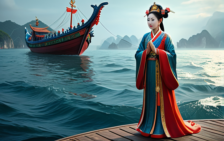 八爪鱼与中国海洋传说 - 이미지 1