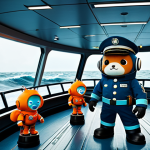 **

"Captain Barnacles, fully clothed in his Octonauts uniform, standing confidently on the bridge of the Octopod. He is calmly giving instructions to his team amidst a turbulent ocean storm with waves crashing against the vessel. Interior view, showing the crew working diligently. safe for work, appropriate content, professional, perfect anatomy, natural pose, high quality, dramatic lighting, fully clothed, modest, family-friendly."

**