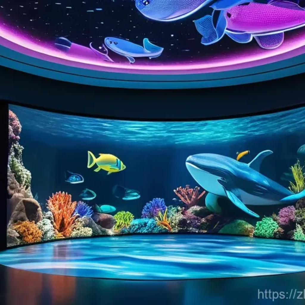 옥토넛 기지 디자인 특징 - **Prompt:** A vibrant and futuristic children's learning hub, inspired by the immersive, exploratory...