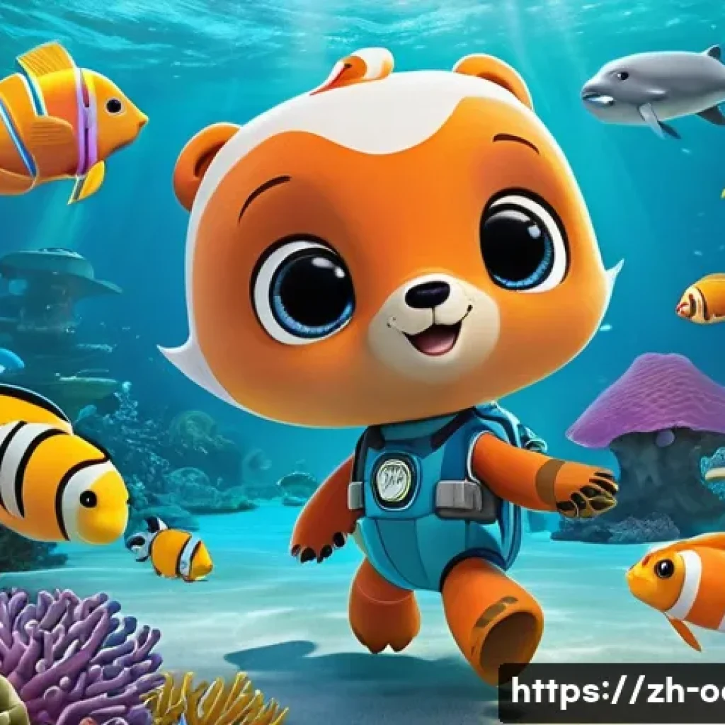 옥토넛 인기의 원동력 분석 - **Octonauts Team Exploring a Vibrant Coral Reef:**
"The full Octonauts crew – Captain Barnacles ...