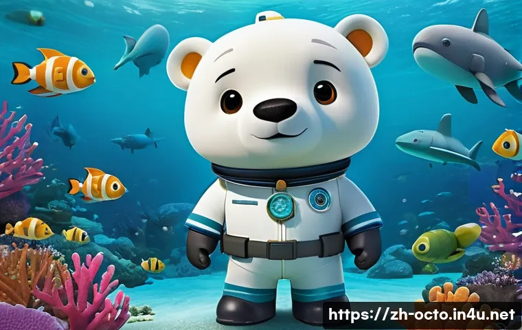 옥토넛 캐릭터별 성격 유형 분석 - **Captain Barnacles Leading the Octonauts**
    "A majestic and calm Captain Barnacles, a polar bear...