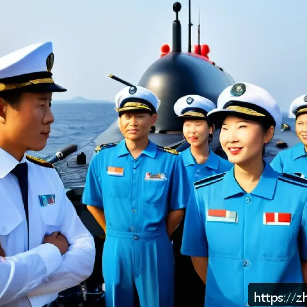 옥토넛 바나클스 대장 캐릭터 분석 - A charismatic team leader standing confidently on the deck of a high-tech submarine, combining ratio...