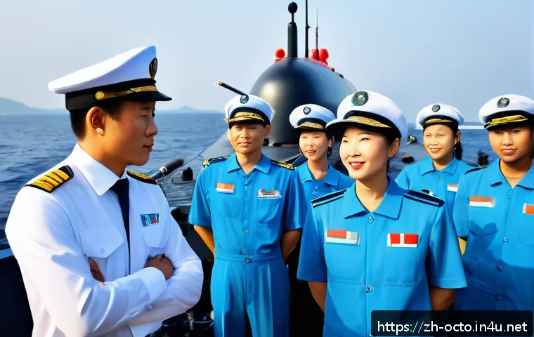 옥토넛 바나클스 대장 캐릭터 분석 - A charismatic team leader standing confidently on the deck of a high-tech submarine, combining ratio...